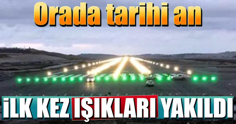 3. havalimanında tarihi an