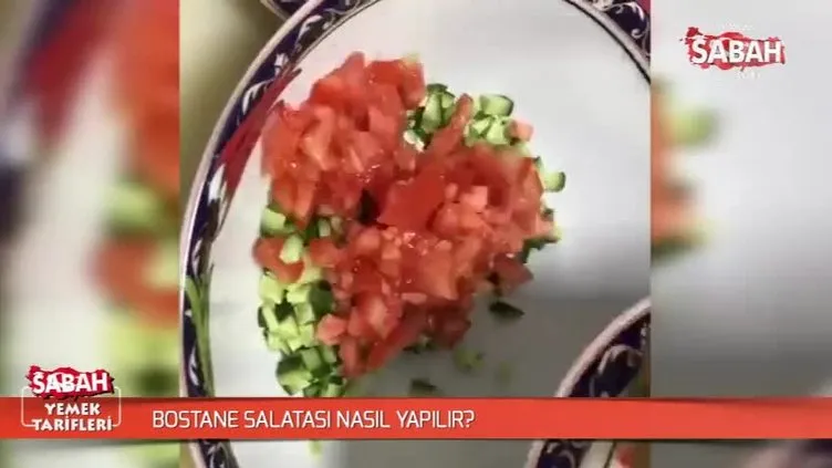 Bostane salatası nasıl yapılır?