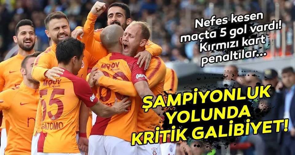 Caykur Rizespor 2 3 Galatasaray Mac Sonucu Goller Spor Haberleri
