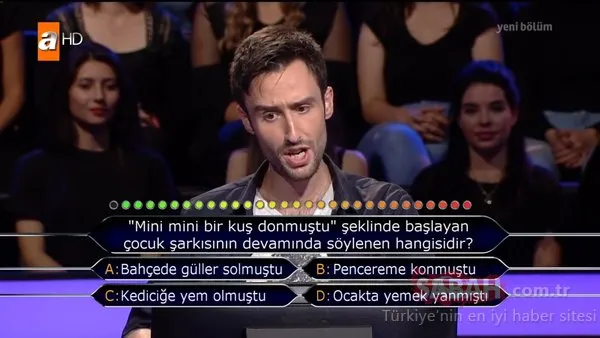 Kim Milyoner Olmak İster'de dün geceye damga vuran soru! Okyanusu geçti derede boğuldu...