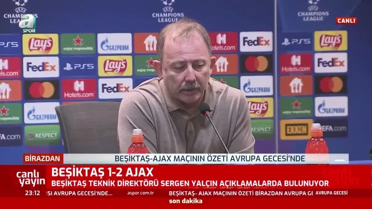 Sergen Yalçın'dan Ajax maçı yorumu! 