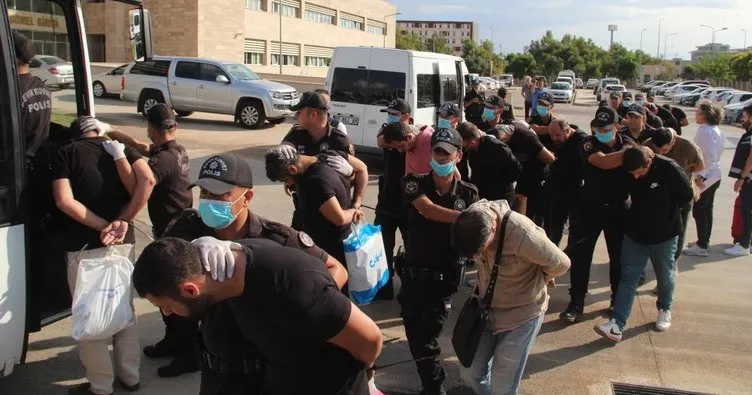 Antalya merkezli 9 ilde suç örgütü operasyonu: 44 gözaltı