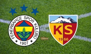 Fenerbahçe Kayserispor maçı hangi kanalda? Süper Lig Fenerbahçe Kayserispor maçı ne zaman, saat kaçta?