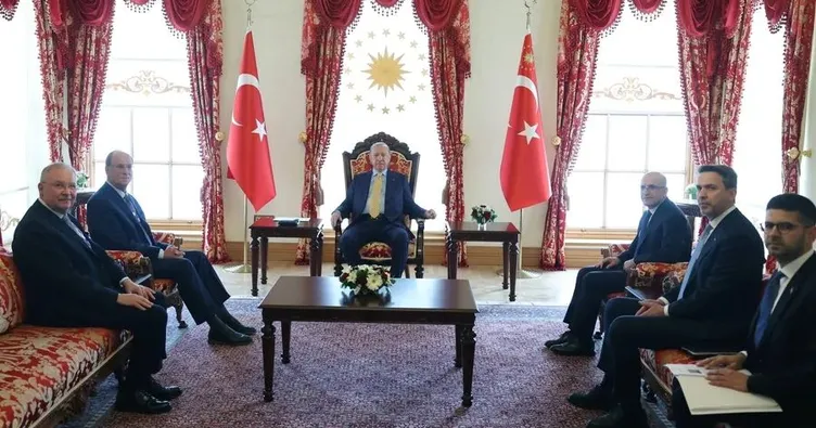 Başkan Erdoğan, Dünya Ekonomik Forumu Başkanı Fink’i kabul etti