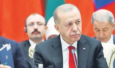 Başkan Erdoğan, Şanghay İşbirliği Örgütü Zirvesi’nde konuştu: Mazlumların sesi duyulmaz hale geldi