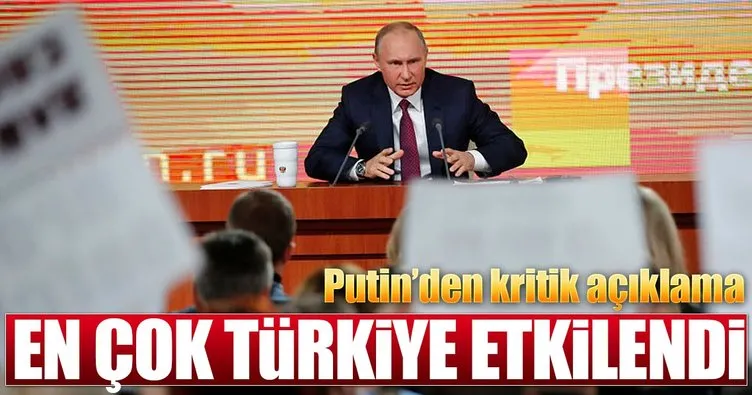 Putin: Mülteci krizinden en çok Türkiye etkilendi