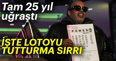 25 yıl uğraştı sonunda lotoyu böyle tutturdu