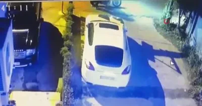 İstanbul Beykoz’da lüks otomobillere dadanan far hırsızları kamerada