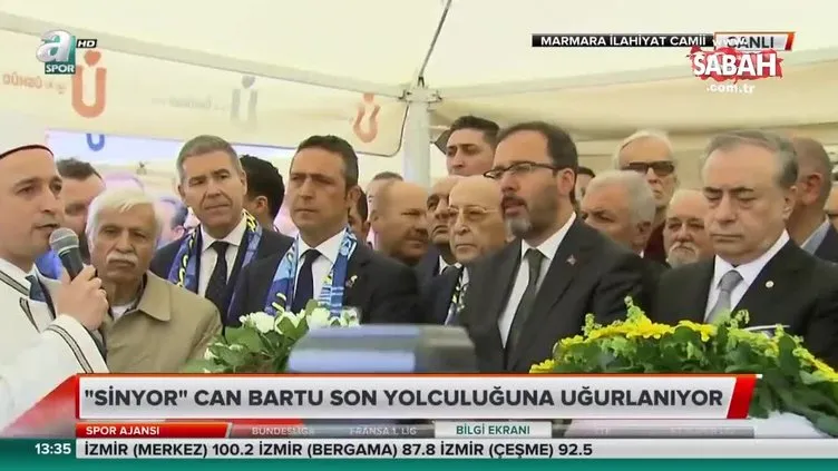 Can Bartu'ya anlamlı veda