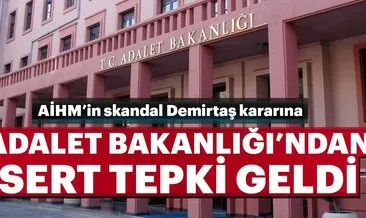 Son dakika: Adalet Bakanı Gül’den AİHM’in Demirtaş skandal kararını değerlendirdi
