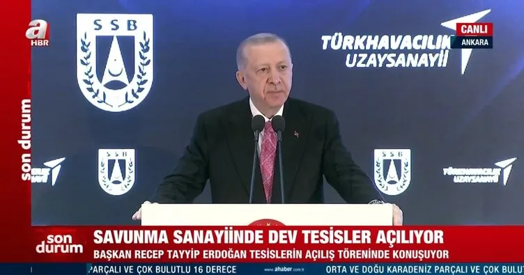 Son dakika haberi! Savunma Sanayii için tarihi gün! Başkan Erdoğan: Savaş uçağımız 2023’te hangardan çıkacak