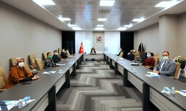 Rektör Karacoşkun Basın Yayın birimiyle bir araya geldi