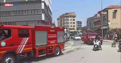 Manisa’da araç yangını paniği