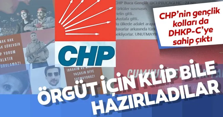 CHP’nin gençlik kolları da DHKP-C’ye sahip çıktı, Örgüt için klip bile hazırladılar