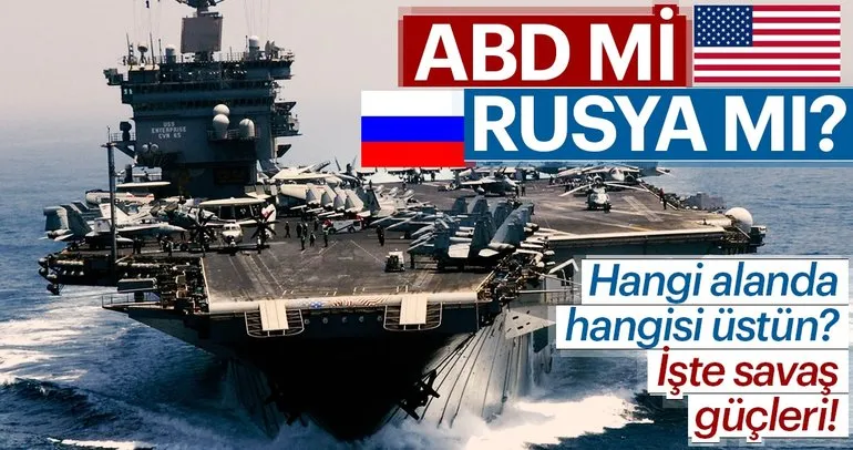 Rusya ve ABD’nin askeri  güçleri ne kadar?