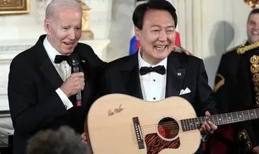 ABD ile Güney Kore’nin arasından su sızmıyor! Devlet lideri Biden’a serenat yaptı
