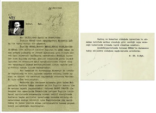 MİT arşivinden çarpıcı belge! Filmler çekilip romanlar yazılmıştı: ’İngiliz Kemal’ zamanında böyle rapor edilmiş…