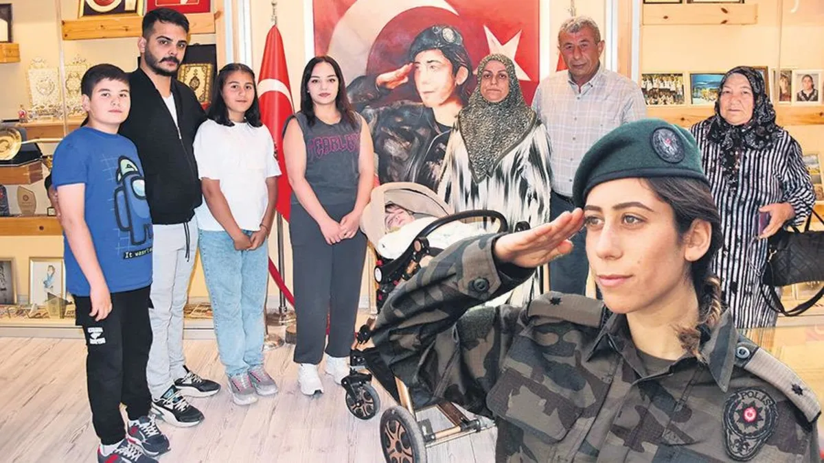 Bu vatanın yiğit kızları senin yolunda Cennet abla