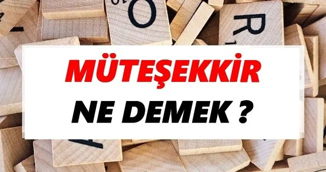 Müteşekkir Ne Demek? TDK’ya Göre Müteşekkir Sözlük Anlamı Nedir?