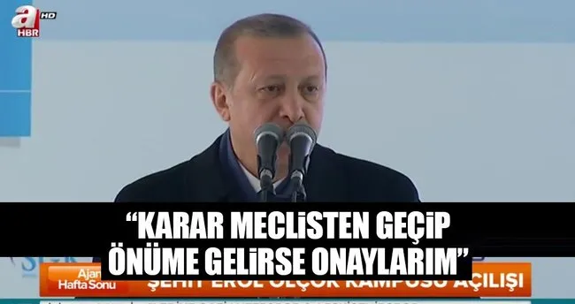 Cumhurbaşkanı Erdoğan İstanbul’da açılış töreninde vatandaşlara hitap etti