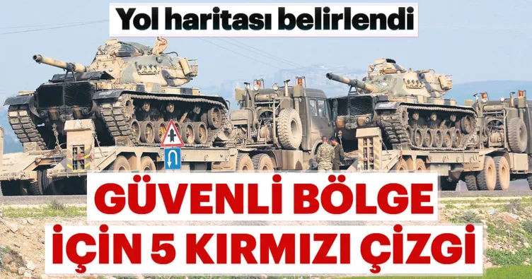 Güvenli bölge için 5 kırmızı çizgi