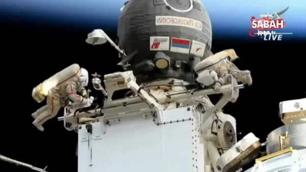 Rus kozmonotlar uzay yürüyüşüne çıktı | Video
