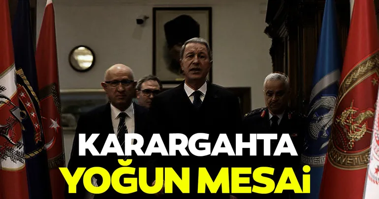 Karargahın yoğun mesaisi