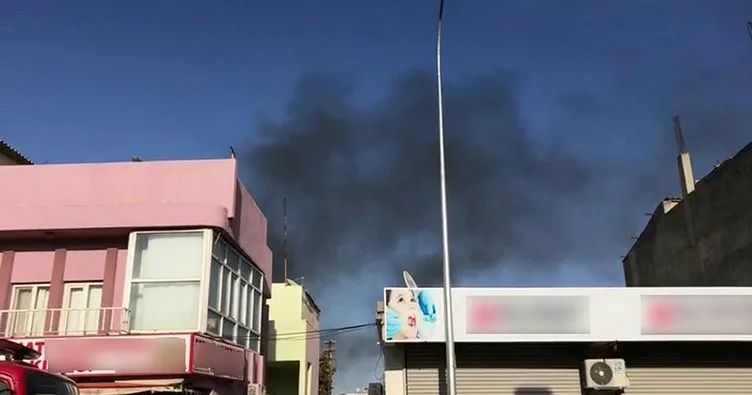 Barış Pınarı Harekatı devam ediyor! Ceylanpınar’da roket düşen evde yangın çıktı