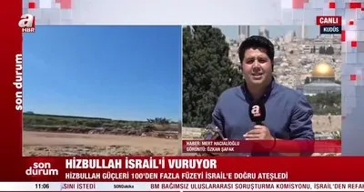 Hizbullah’tan İsrail’e füze saldırısı | Video