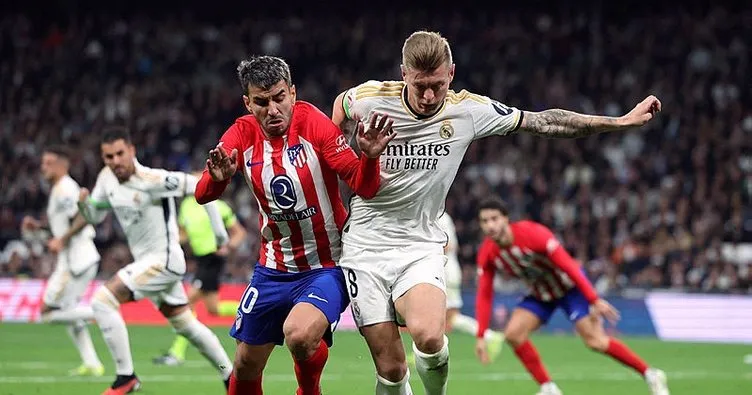 Atletico Madrid, Real Madrid deplasmanında puanı son dakikada aldı