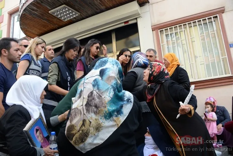 Diyarbakır’daki eylemde hareketli anlar! Annelerden HDP’lilere sert tepki
