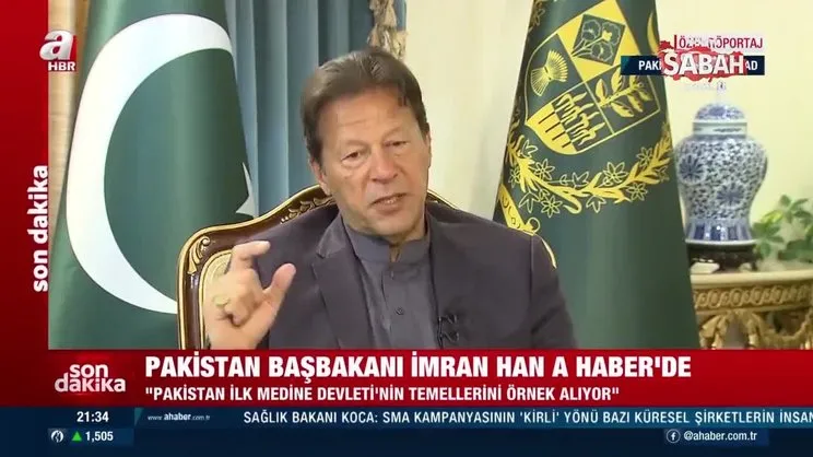 Son dakika haberi: Pakistan Başbakanı İmran Han aHaber'de! Erdoğan ile birlikte islamofobi'ye karşı savaşıyoruz | Video