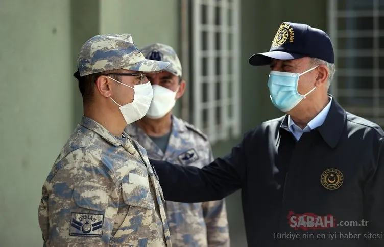 Son dakika | Bakan Akar'dan Yunanistan'a tepki: Haritaya baksınlar, kim yayılmacı...