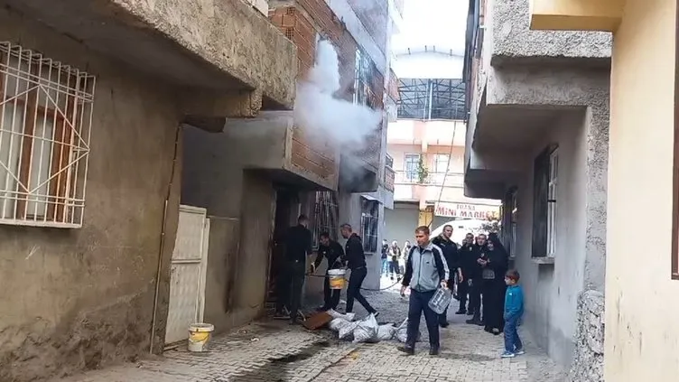 Diyarbakır’da korku dolu anlar: 5 katlı binada yangın çıktı!