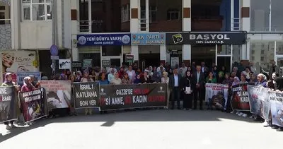 Iğdır AK Parti Kadın Kolları Teşkilatı’ndan Gazze’deki anneler için açıklama