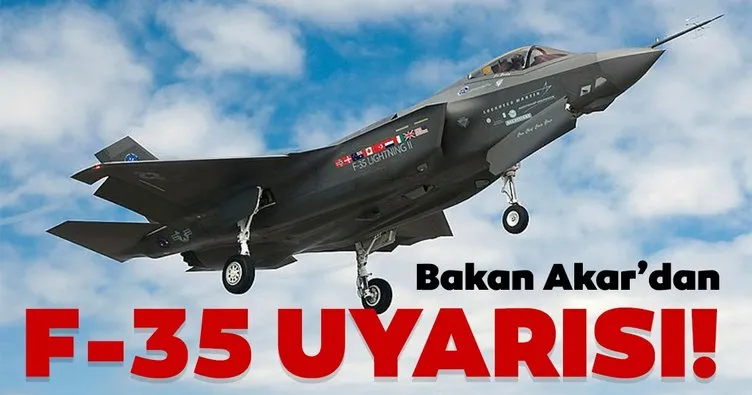 Milli Savunma Bakanı Akar’dan kritik görüşme! Çok önemli F-35 uyarısı...