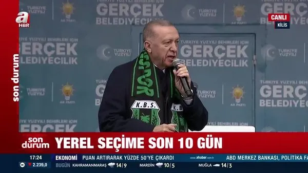 Son Dakika: Başkan Erdoğan'dan Kilis’te önemli açıklamalar!