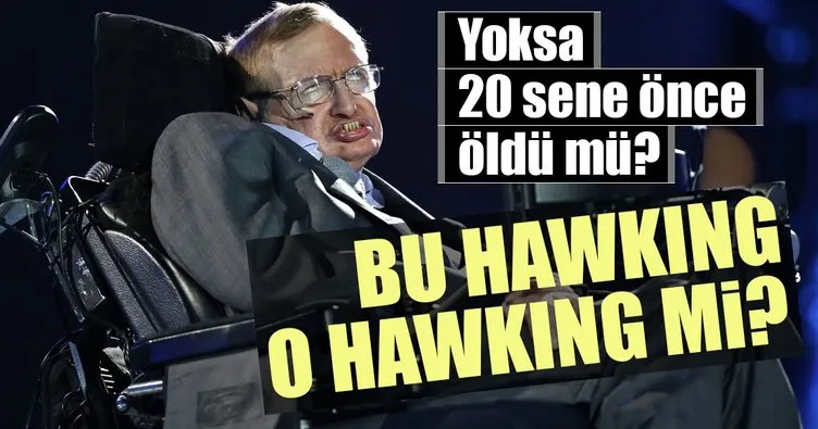 Bu Hawking o Hawking mi?