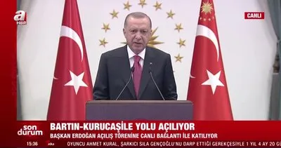 Başkan Erdoğan’dan Bartın – Kurucaşile Yolu Açılış Töreni’nde önemli açıklamalar
