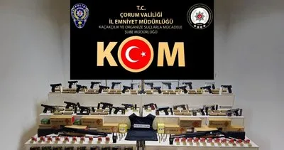 Çorum merkezli 30 ilde silah kaçakçılığı operasyonu: 16 tutuklama #corum