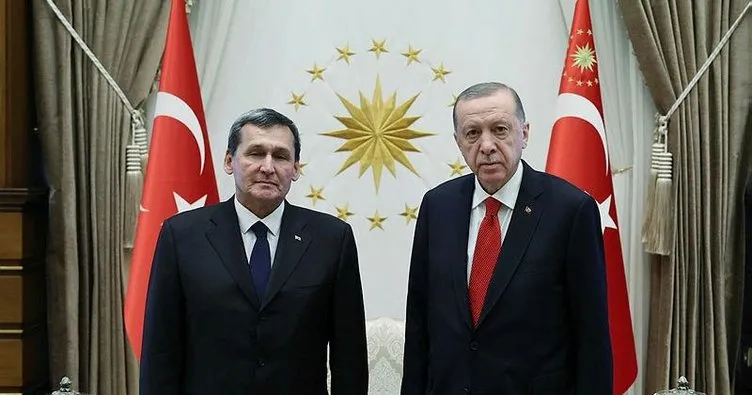 Başkan Erdoğan, Türkmenistan Bakanlar Kurulu Başkan Yardımcısı Meredov’u kabul etti