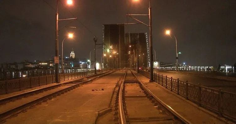 Galata köprüsü ile Atatürk köprüsü yaya ve araç trafiğine kapatıldı