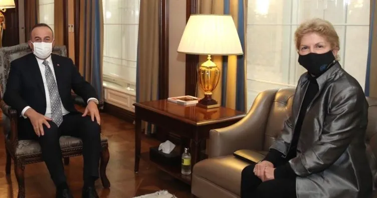 Son dakika: Dışişleri Bakanı Çavuşoğlu, BM Kıbrıs Özel Danışmanı Lute ile bir araya geldi