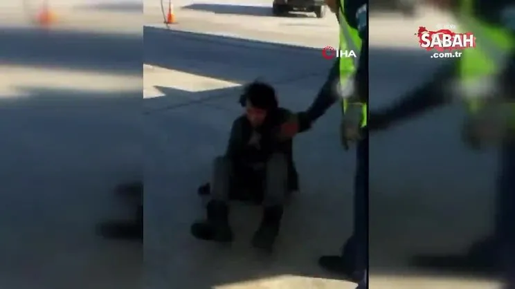 ABD'de inanılmaz olay! Guatemala’dan ABD’ye, uçağın iniş takımlarında geldi | Video
