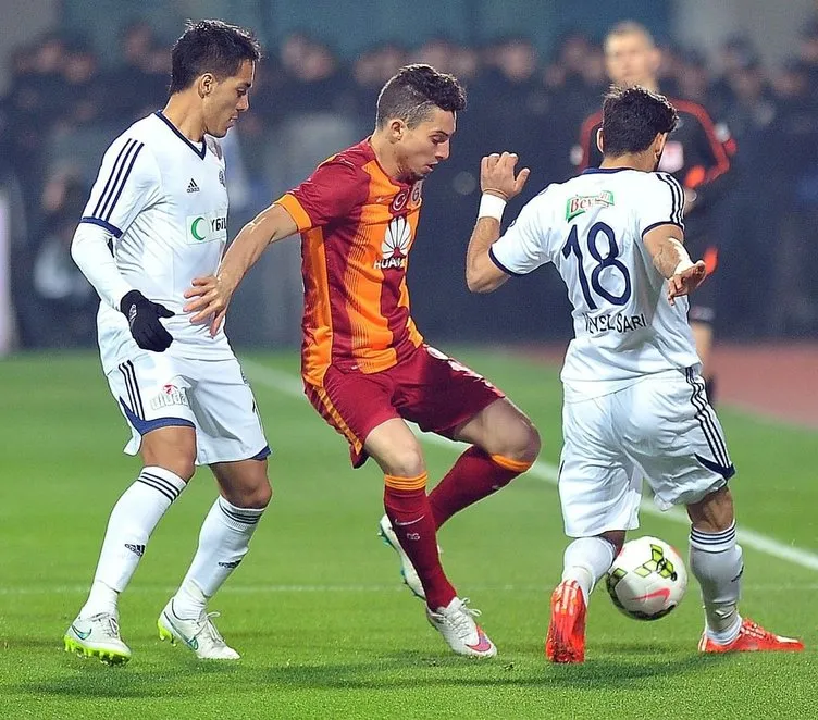 Kasımpaşa-Galatasaray maçından kareler