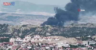 Kauçuk fabrikasında korkutan yangın!