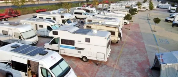 Karavan park alanı düzenlemeleri