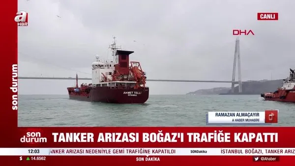 Son Dakika: İstanbul Boğazı gemi trafiğine kapatıldı | Video