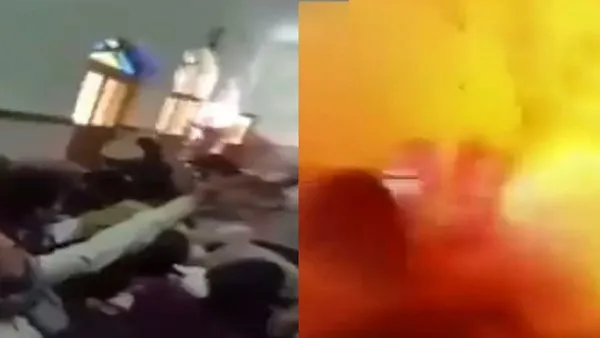 Pakistan’daki camiye bombalı saldırıya ait yeni görüntüler ortaya çıktı