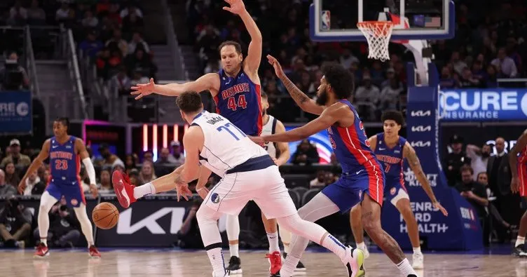 NBA’de Pistons, Mavericks’i uzatmada yendi! Doncic’in 35 sayısı yetmedi